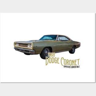 1968 Dodge Coronet Super Bee Convertible Posters and Art